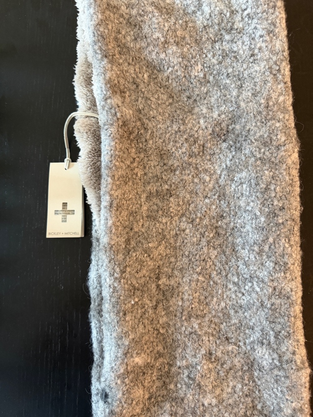 Bickley + Mitchell Cozy Gray Infinity Scarf